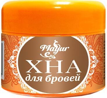 Хна для бровей Mayur светло-коричневая, 10 г