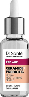Сироватка для обличчя Dr.Sante pre age ультразволожуюча керамід + пребіотик 30 мл
