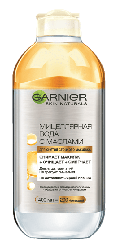 Мицеллярная вода Garnier Skin Naturals для всех типов кожи, даже для чувствительной кожи, 400 мл