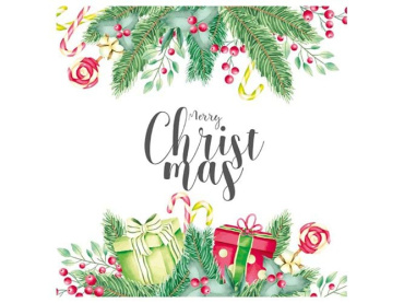 Серветки паперові La Fleur Щасливого Різдва 33 х 33 см, 2 шари 16 шт фото 1