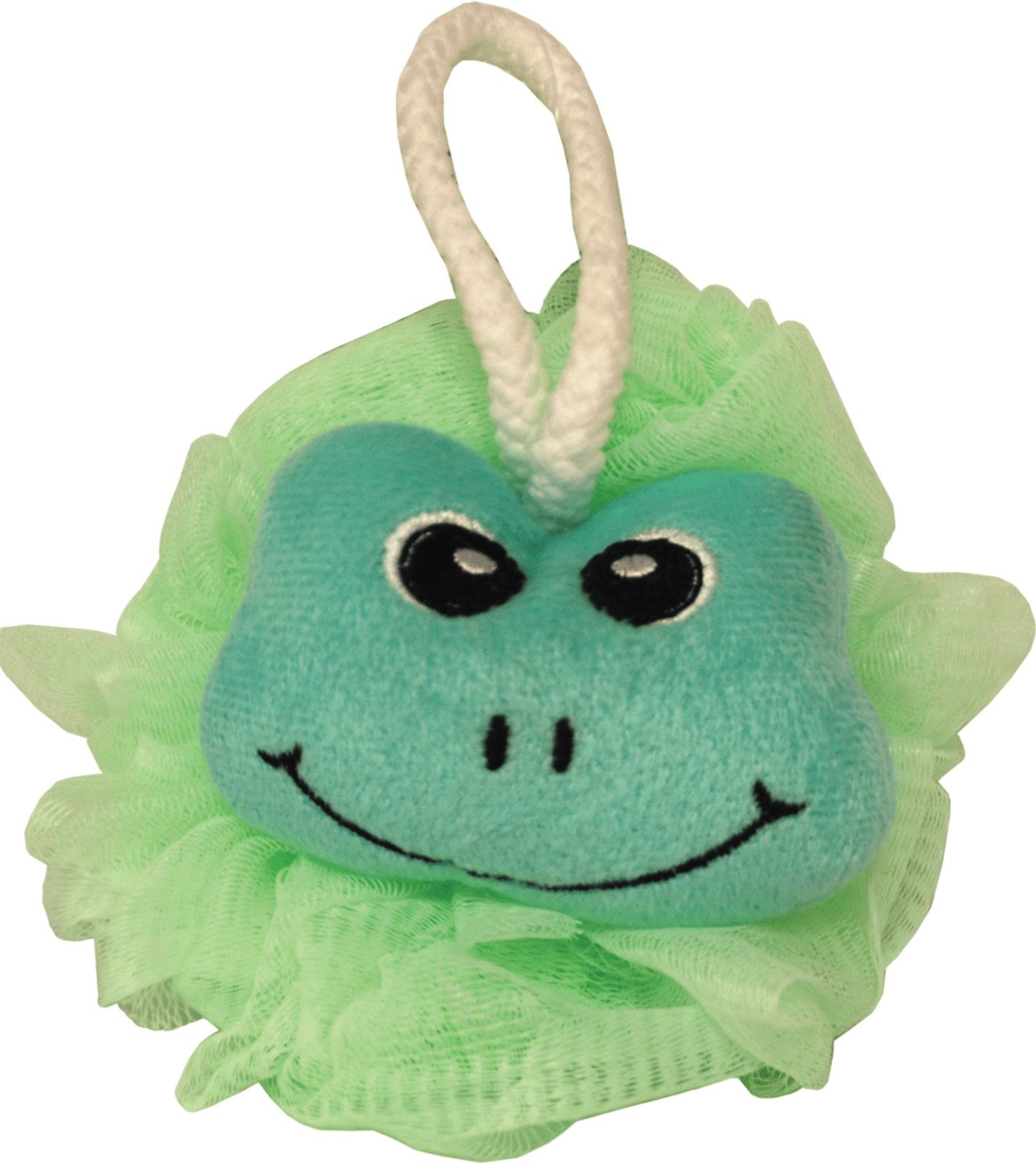 Мочалка банна дитяча Друзяки Жабка 10x10 см