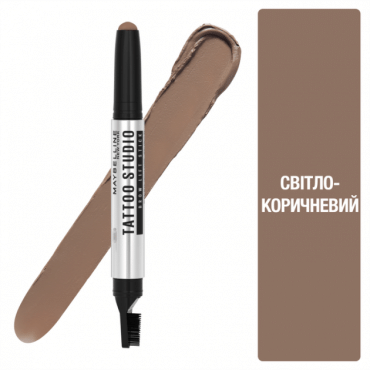 Моделюючий віск-стік для брів Maybellineбрів Tattoo Brow, 02 фото 1