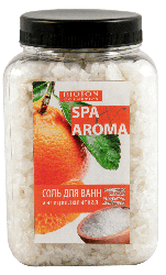 Морская соль антицеллюлитная с эфирным маслом испанского мандарина, 750 гр