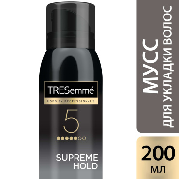 Мус-Пінка для укладання волосся Tresemme сильна фіксація, 200 мл фото 2