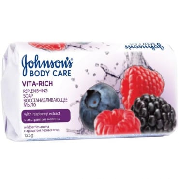 Мило Johnson's Body Care Vita-Rich з екстрактом малини відновлююче 125г