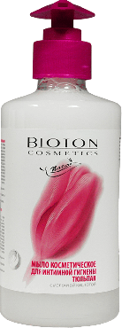 Мыло косметическое для интимной гигиены Bioton Cosmetics Nature Тюльпан 300 мл