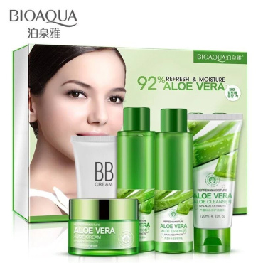 Набір засобів по догляду за обличчям BIOAQUA Aloe Vera 5в1