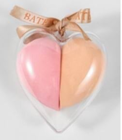 Набор подарочный бьюти-блендер Сердце 6 см * 4 см, 2 шт