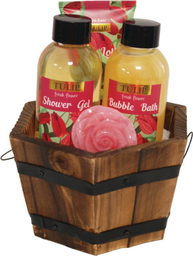 Набор подарочный для ванны TULIP fresh flower Bubble Bath