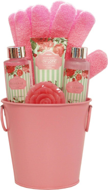 Набор подарочный Lavander&Rosemar розовое ведерко