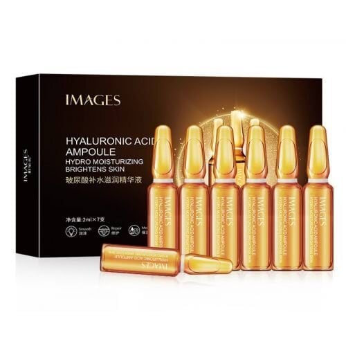 Набір сироваток для обличчя IMAGES антивікових із гіалуроновою кислотою, 7*2 мл
