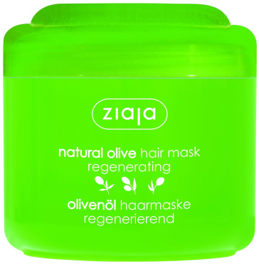 Натуральна оливкова маска Ziaja для волос 200мл