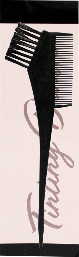 Пензлик для фарбування NEO hair двосторонній з гребінцем