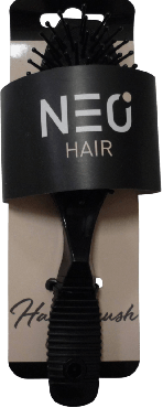 Щітка масажна NEO hair овальна з гумовою ручкою