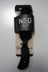 NEO hair щітка масажна прямокутна, чорна, 21 см