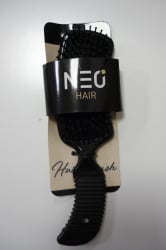 NEO hair щетка массажная прямоугольная, черная, 22 см
