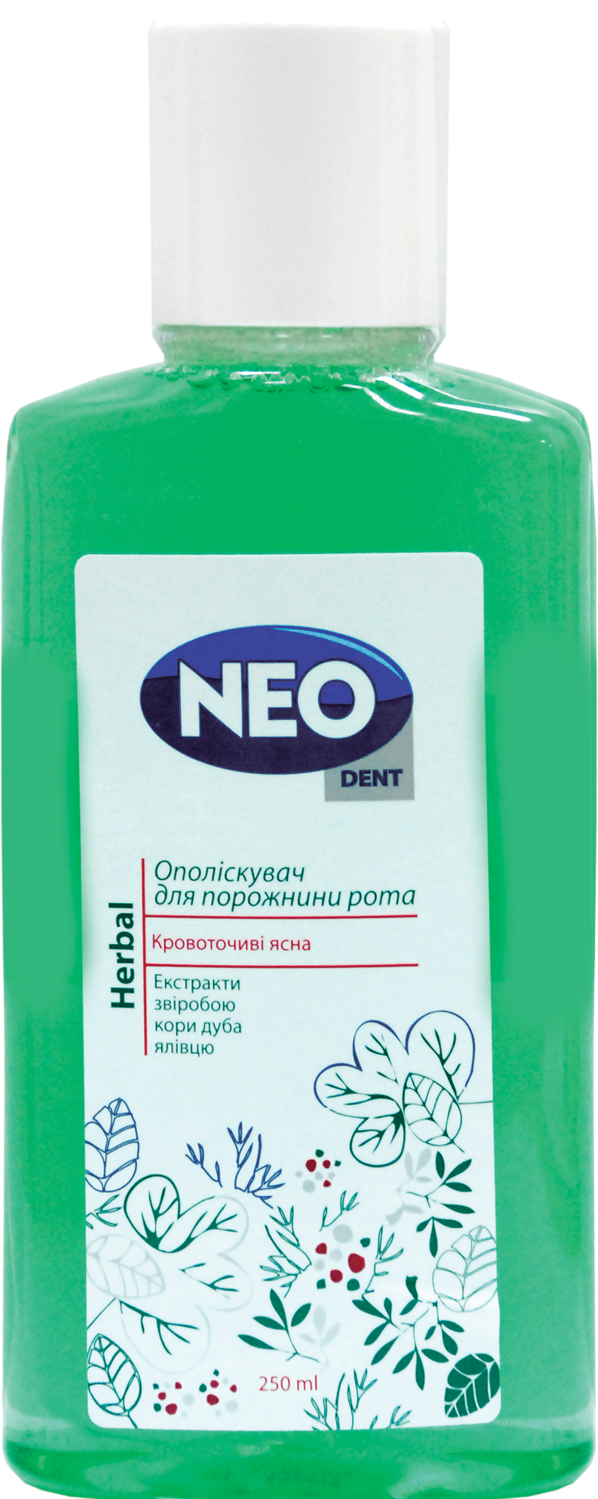 NEO ополіскувач для ротової порожнини Herbal, 250 міллілітрів