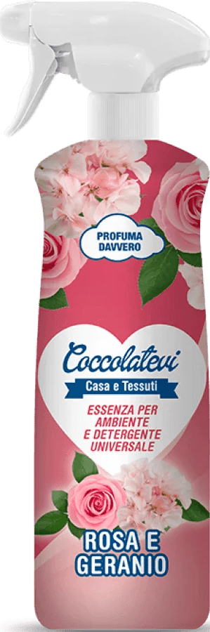 Есенція COCCOLATEVI аромат роза і герань 750 мл