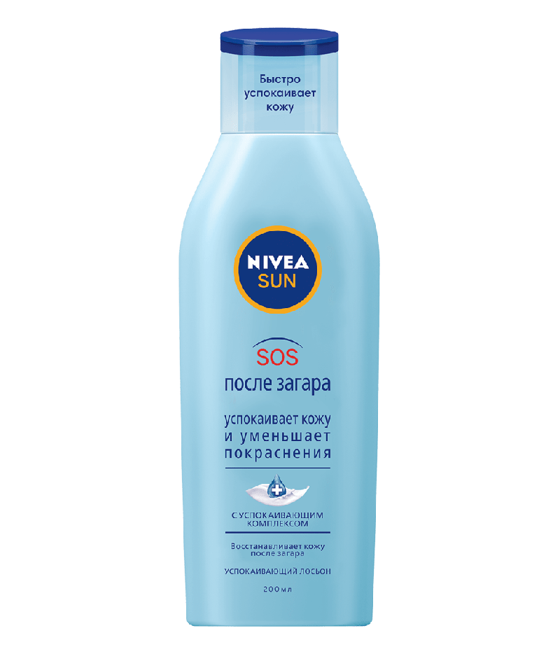 Nivea Sun лосьон после загара SOS AfterSun 200мл - купить по лучшей ...