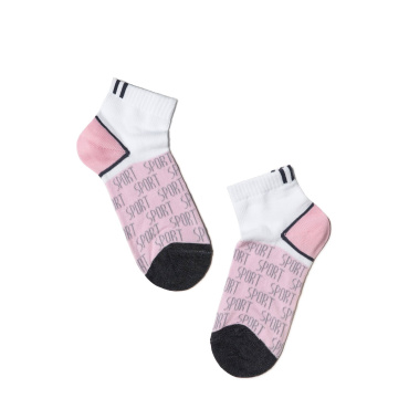 Шкарпетки дитячi ACTIVE 13С-34СП, р.18, 312 білий-світло-рожевий фото 1