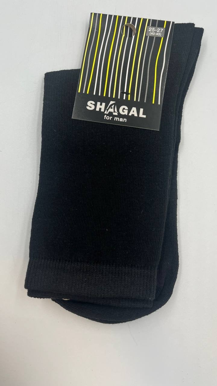 Shagal носки мужские классический паголенок размер 25-27, черный