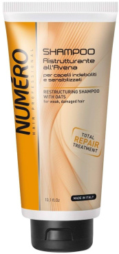 Шампунь для волосся Brelil Numero AVENA відновлюючий з вівсом 300 мл