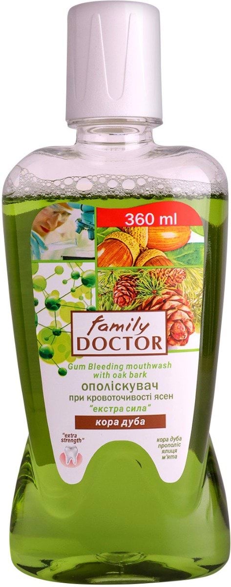 Ополаскиватель для полости рта Family doctor Кора дуба 360 мл