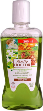 Ополаскиватель для полости рта Family doctor Кора дуба 360 мл