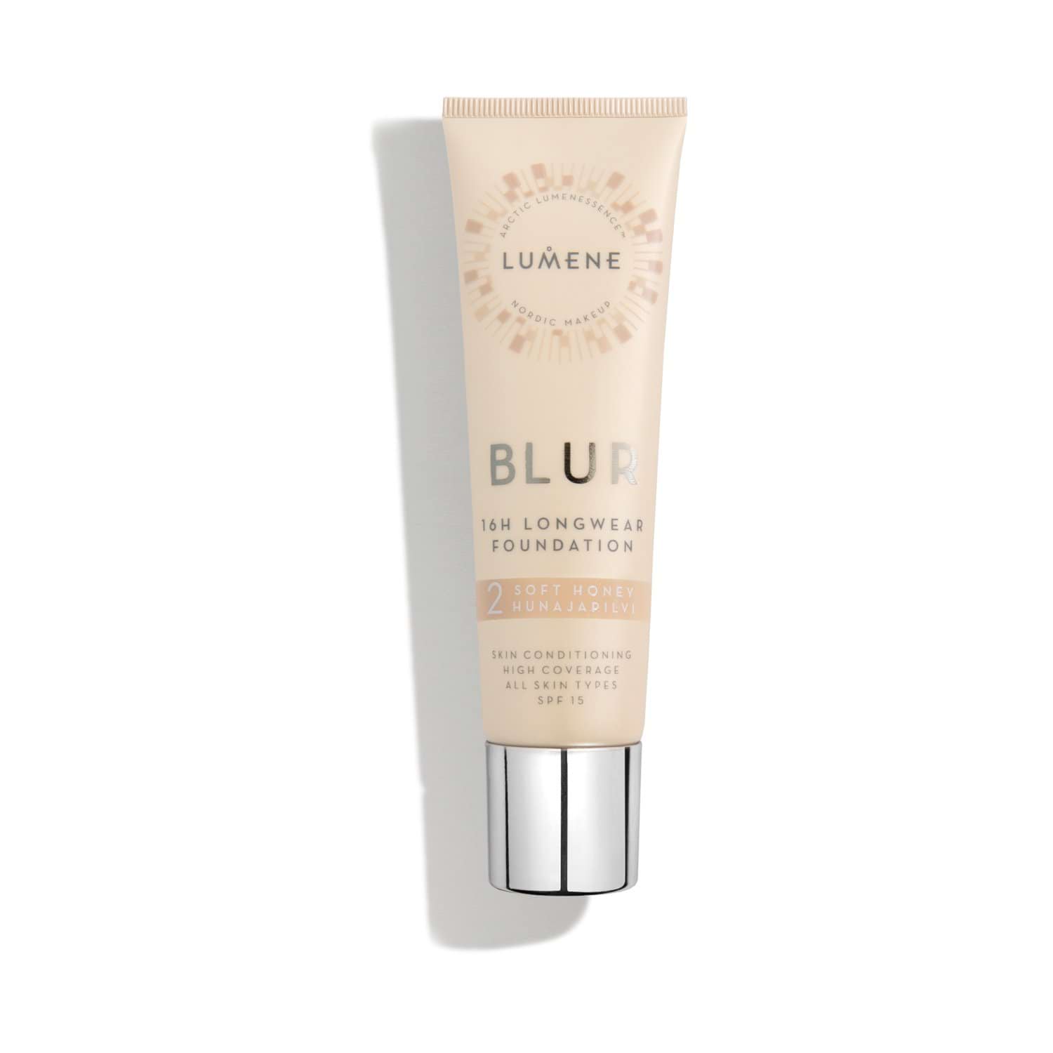 Стойкая тональная основа Lumene BLUR SPF 15 2, 30 мл