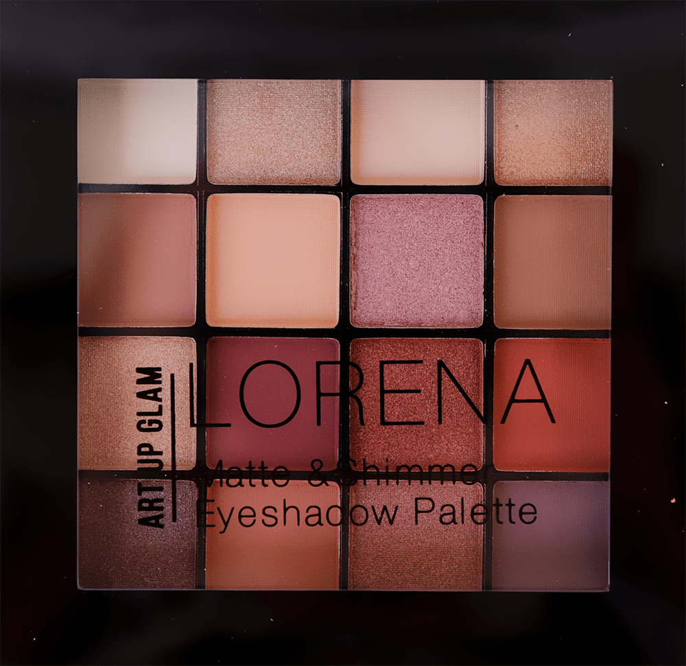 Палітра тіней для повік LORENA beauty MATTE & SHIMMER 01, 12 г