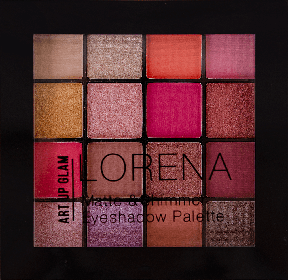 Палітра тіней для повік LORENA beauty MATTE & SHIMMER 03, 12 г