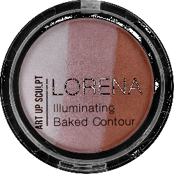 Палітра для контурування LORENA beauty Illuminating Baked Contour 01