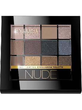 Палитра теней для век Eveline Cosmetics All In One Eyeshadow Palette №01 NUDE 12 г