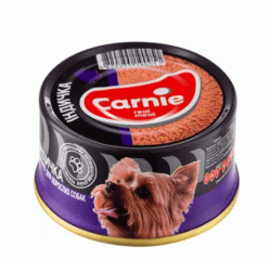 Паштет мясной Carnie с индейкой для взрослых собак, 90г