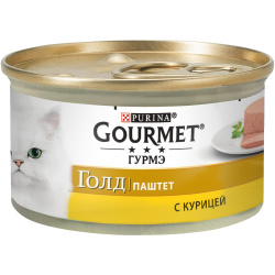 Паштет с курицей Gourmet Gold ж/б, 85 г