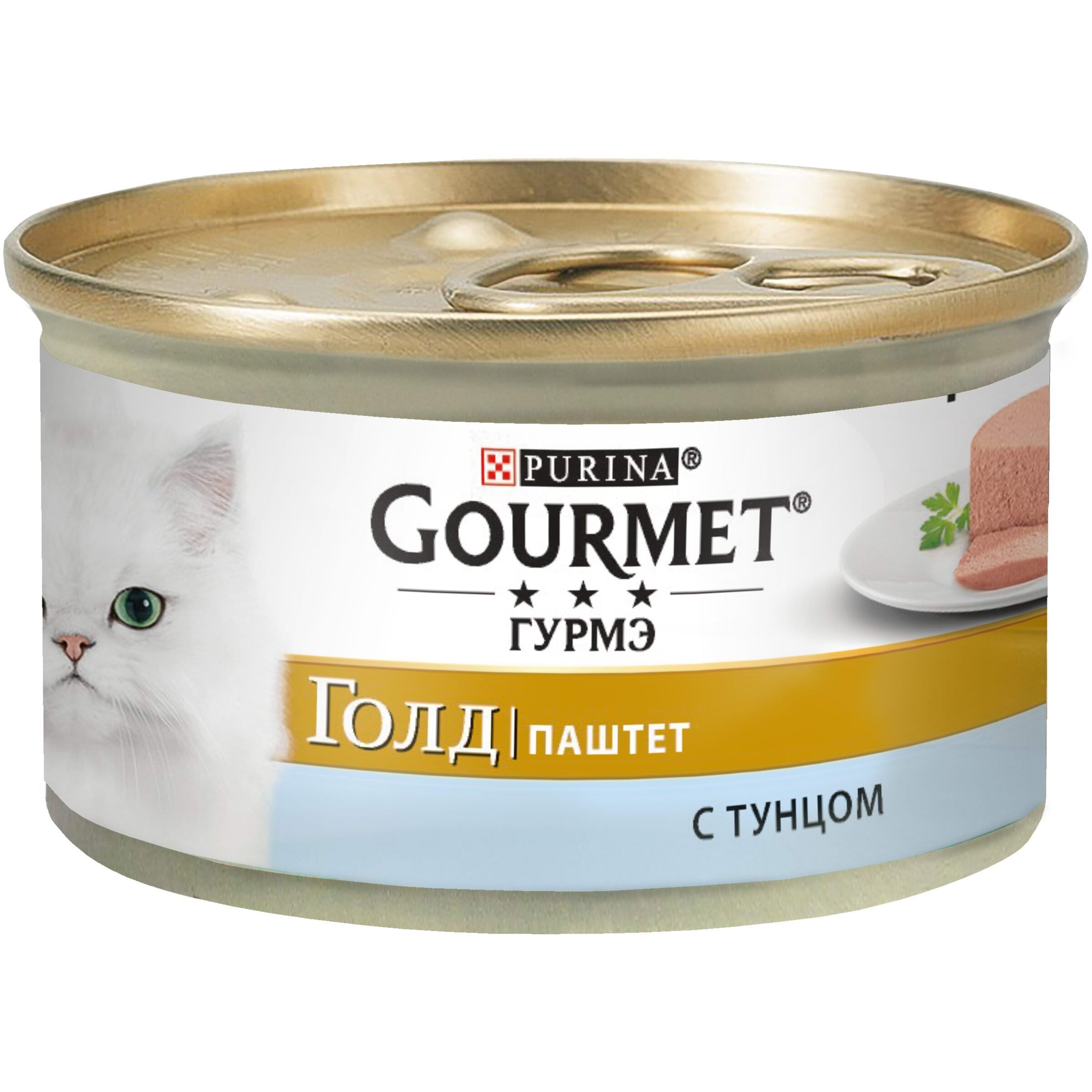 Паштет с тунцом Gourmet Gold ж/б, 85 г