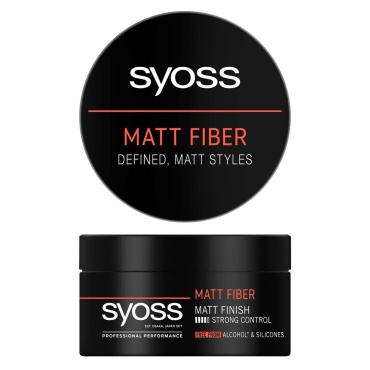 Паста матуюча для волосся Syoss Matt Fiber Фіксація 4, 100 мл