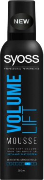 Пенка-мусс для волос Syoss Volume Lift (фиксация 4) 250 мл