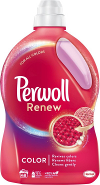 Perwoll засіб рідкий мийний для кольорових речей, 2880мл