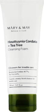 Пінка для вмивання Mary & May Houttuynia Cordata Tea Tree 150 мл