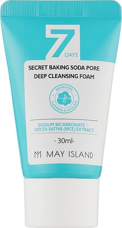 Пенка May Island 7 Days Secret Baking Soda Pore Deep глубоко очищающая для лица 30 мл