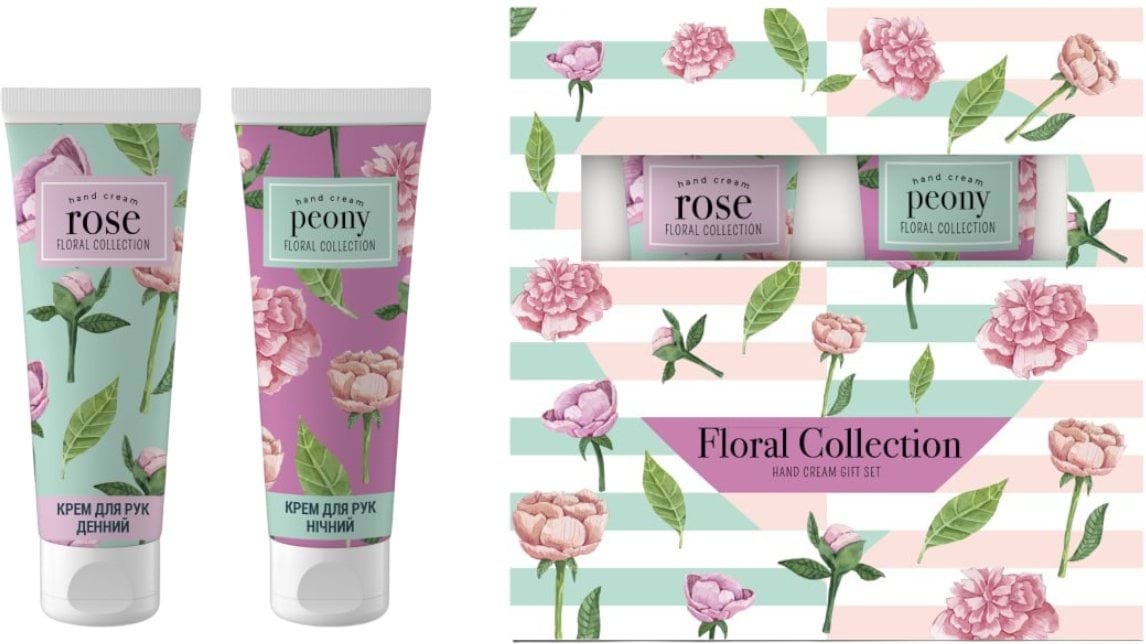 Набір подарунковий VIVAfruts Floral Collection (крем для рук 2 шт. х 60 мл)