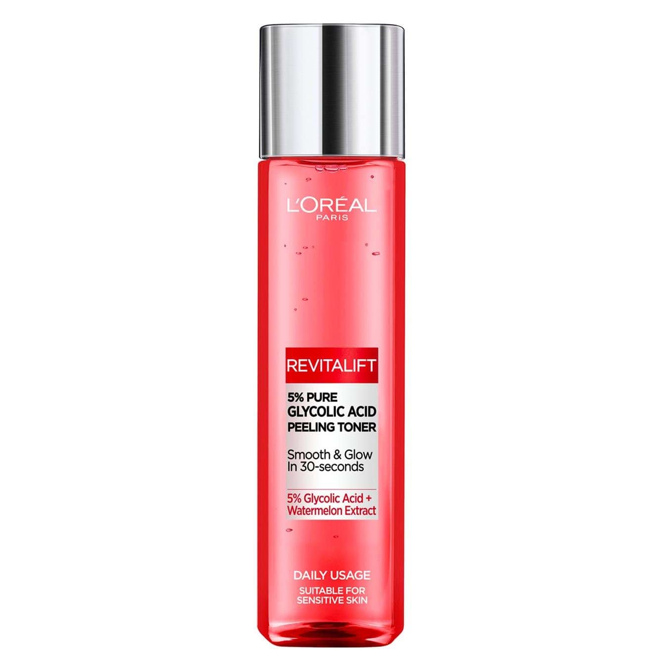 Тонік-пілінг для обличчя L`Oreal Revitalift з гліколевою кислотою, 180 мл — фото 1