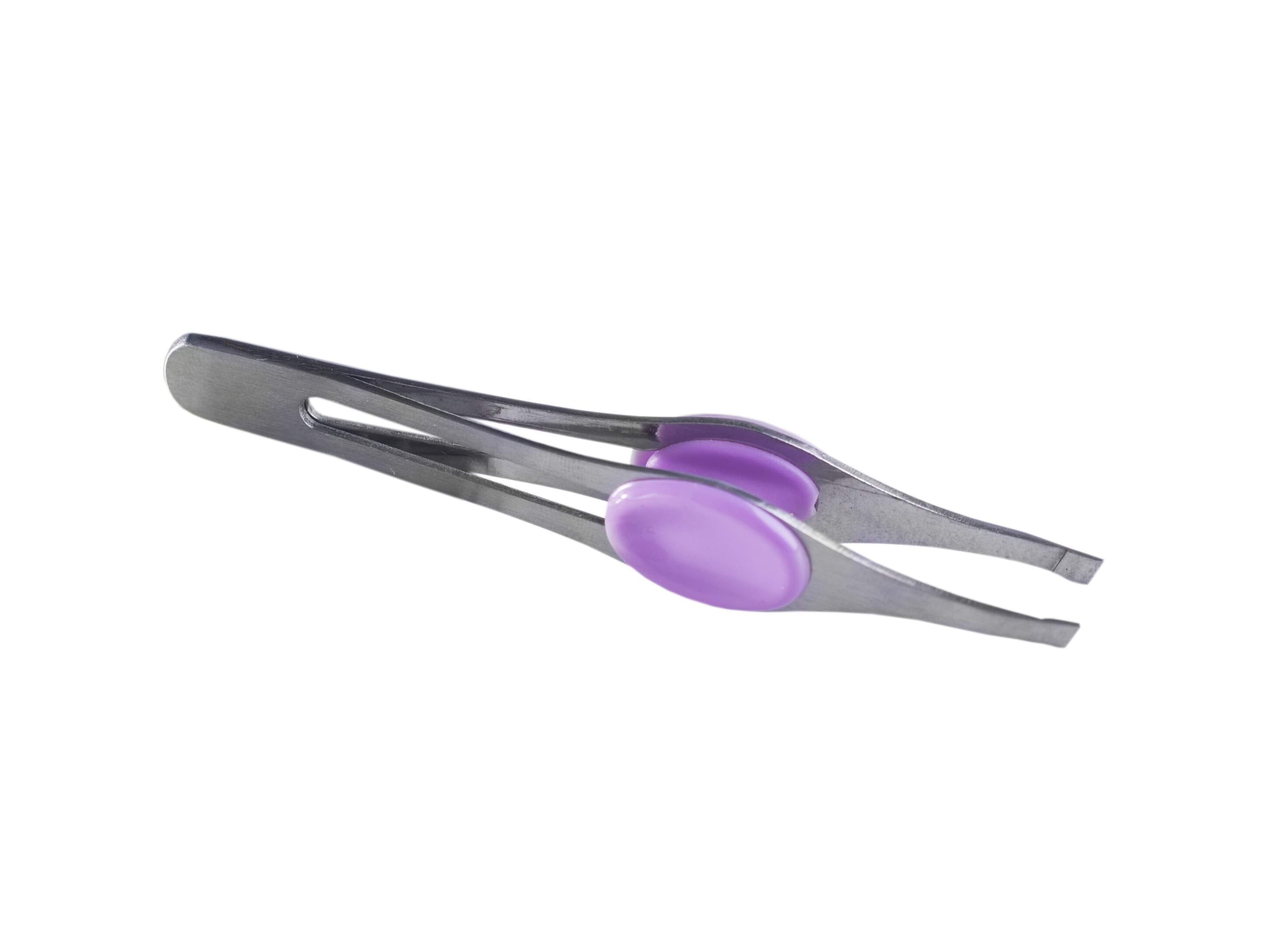 Пинцет для бровей скошенный тонкий LORENA Professional арт. PN 40670, 1 шт