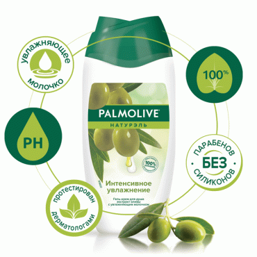 Подарочный набор Palmolive “Интенсивное увлажнение” с увлажняющим крем-гелем для душа и жидким мылом с натуральным маслом оливы фото 1