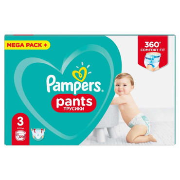 Pampers Pants підгузки - трусики Розмір 3 (Midi) 6-11 кг, 120 шт фото 1