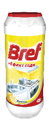 Порошок чистячий Bref Лимон + сода эфект, 500г