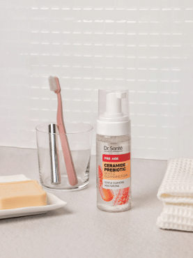 Пінка для вмивання обличчя Dr.Sante Pre Age ніжна очищуюча керамід + пребіотик 150 мл фото 1