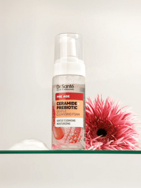 Пінка для вмивання обличчя Dr.Sante Pre Age ніжна очищуюча керамід + пребіотик 150 мл фото 2