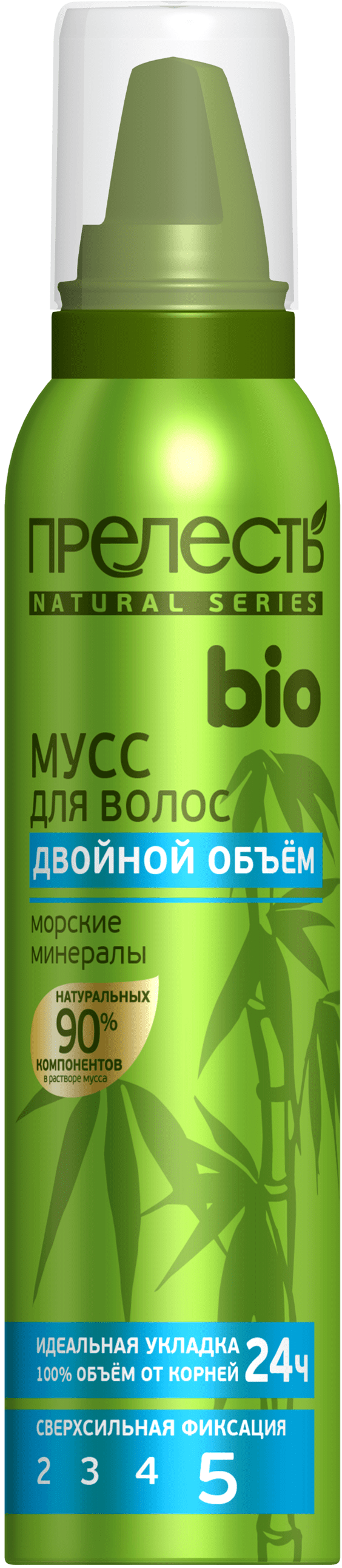 Мус для волосся Прелесть Bio Об'єм та сила з морськими мінералами ...